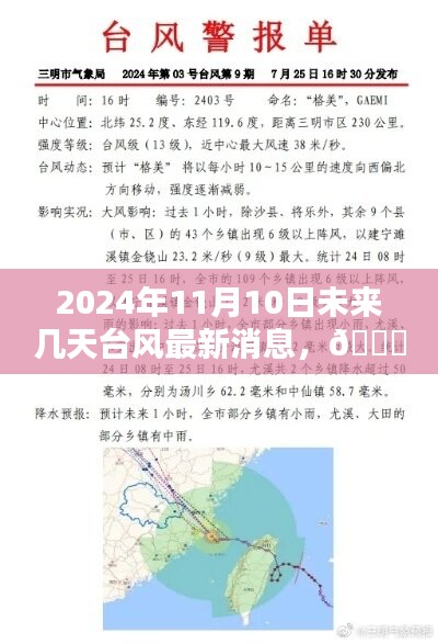 2024年11月10日及未來數(shù)日臺風動態(tài)，最新消息與全面解析