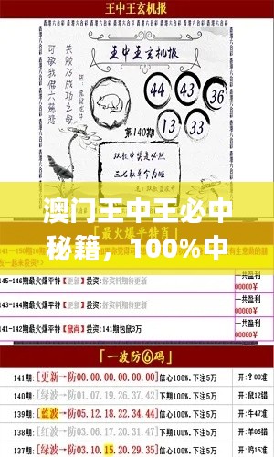 澳門王中王必中秘籍，100%中獎攻略_OMN98.25權威解析