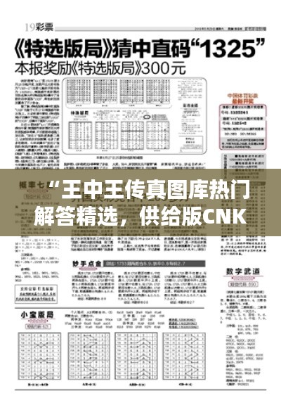 “王中王傳真圖庫熱門解答精選，供給版CNK575.39”