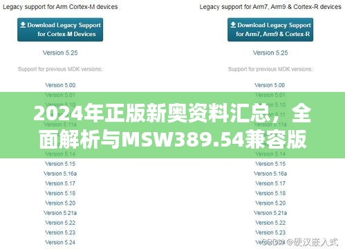 2024年正版新奧資料匯總，全面解析與MSW389.54兼容版