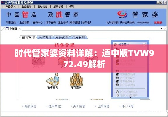 時代管家婆資料詳解：適中版TVW972.49解析