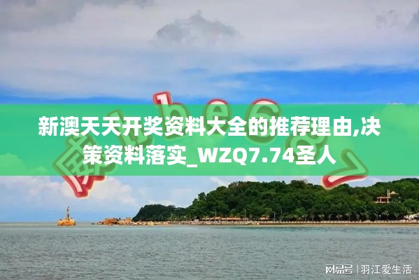 新澳天天開獎資料大全的推薦理由,決策資料落實_WZQ7.74圣人