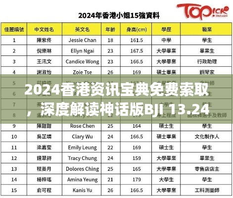 2024香港資訊寶典免費索取，深度解讀神話版BJI 13.24