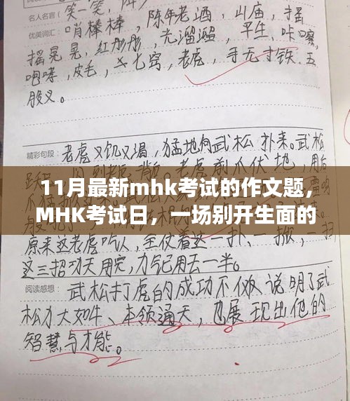 MHK考試日，作文冒險(xiǎn)之旅開啟