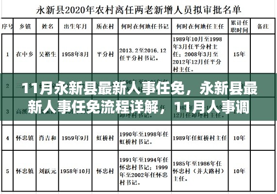 永新縣人事任免全解析，最新人事調(diào)整流程詳解與攻略