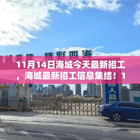 11月14日海城最新招工信息大放送，崗位集結(jié)，理想工作等你來挑！