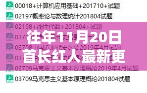 探秘十一月二十日首長紅人隱秘小巷的特色小店，最新更新揭秘往年11月20日紅人生活風(fēng)采