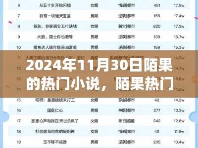 陌果熱門小說系列，探尋文學(xué)新星，聚焦2024年11月30日陌果小說熱潮