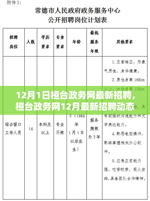 桓臺政務網(wǎng)12月最新招聘動態(tài)，開啟職業(yè)機遇之門