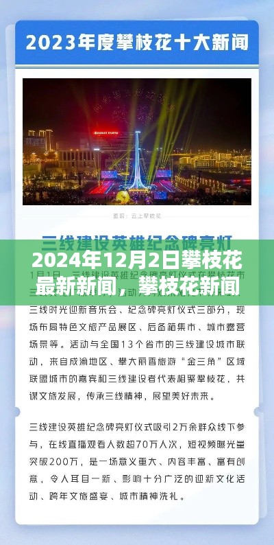 攀枝花新篇章開啟，最新新聞特寫報(bào)道，日期為2024年12月2日