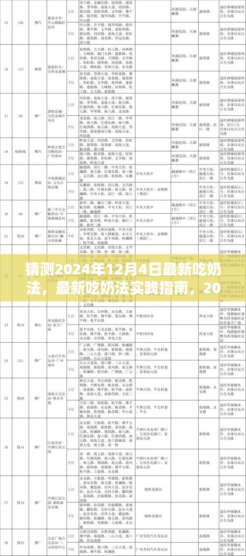 揭秘，最新吃奶法實(shí)踐指南與步驟詳解（預(yù)測(cè)版 2024年12月4日）