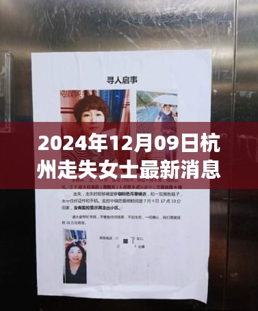 杭州失蹤女士事件最新進展與深度分析，失蹤女士最新消息揭秘（2024年12月09日）