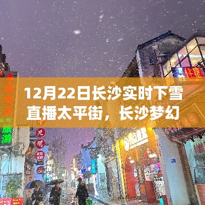 長沙夢幻飄雪日，太平街實時下雪直播絕美呈現(xiàn)