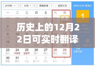 實(shí)時(shí)翻譯輸入法的誕生與成長，歷史上的12月22日見證里程碑事件