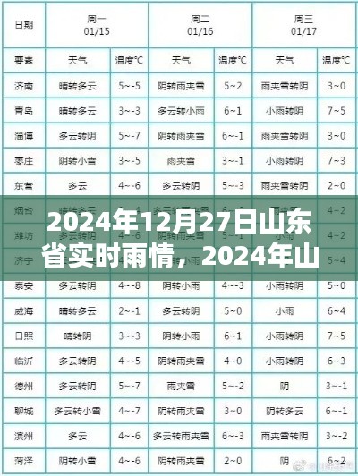 山東省實時雨情分析報告，最新雨情動態(tài)（2024年12月27日）