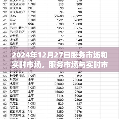 2024年12月27日，服務(wù)市場(chǎng)與實(shí)時(shí)市場(chǎng)的交融深度洞察與觀點(diǎn)碰撞