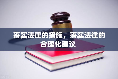 落實法律的措施，落實法律的合理化建議 