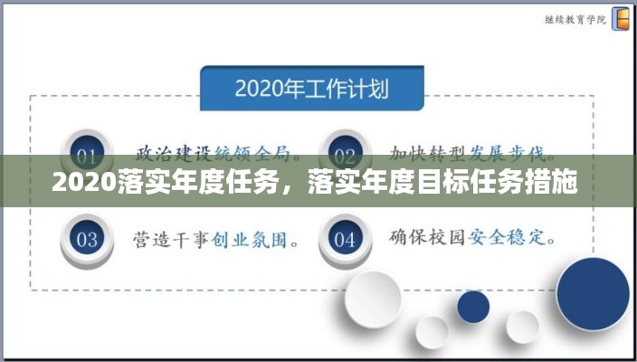 2020落實(shí)年度任務(wù)，落實(shí)年度目標(biāo)任務(wù)措施 