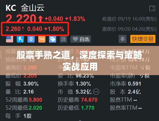 股票手熟之道，深度探索與策略實(shí)戰(zhàn)應(yīng)用