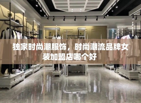 獨家時尚潮服飾，時尚潮流品牌女裝加盟店哪個好 