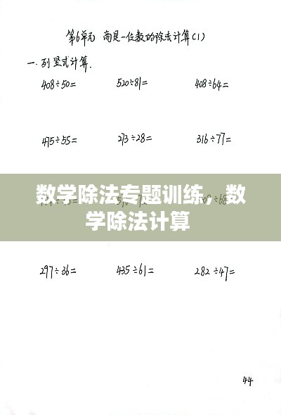 數(shù)學(xué)除法專題訓(xùn)練，數(shù)學(xué)除法計(jì)算 